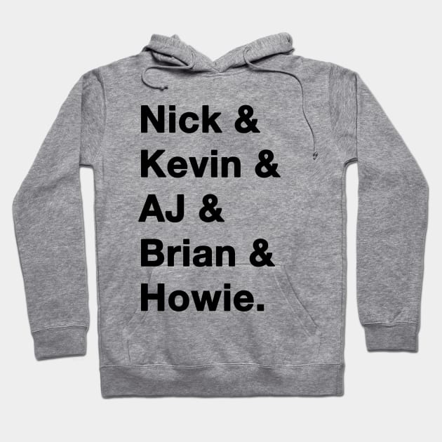 Backstreet Boys Hoodie by IdenticalExposure